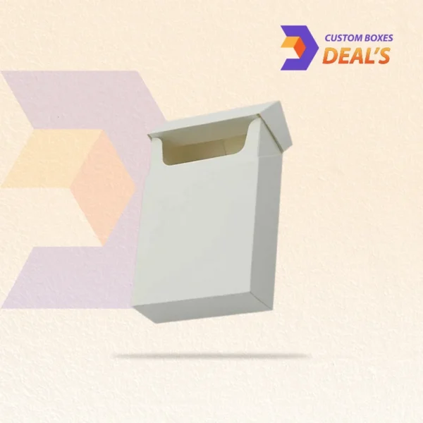 plain unfilled cigarette boxes with clean packaging structure