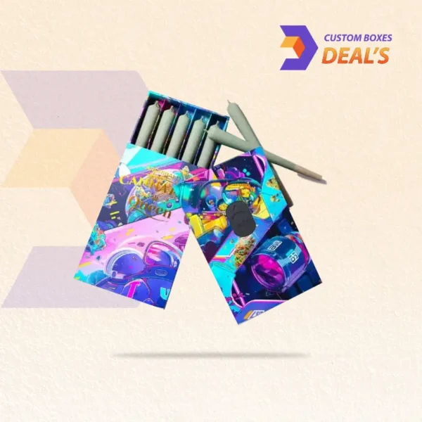 inside view of pre roll cones box with organized compartments