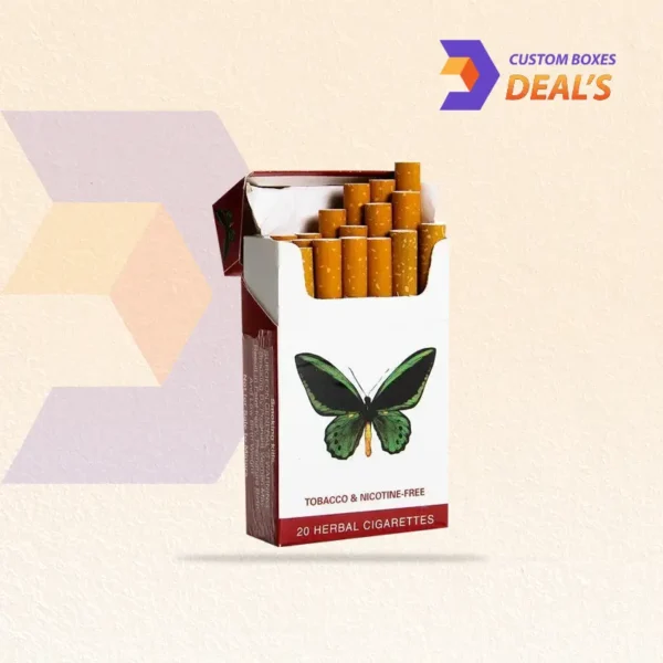 premium collection of herbal cigarette boxes for retail branding