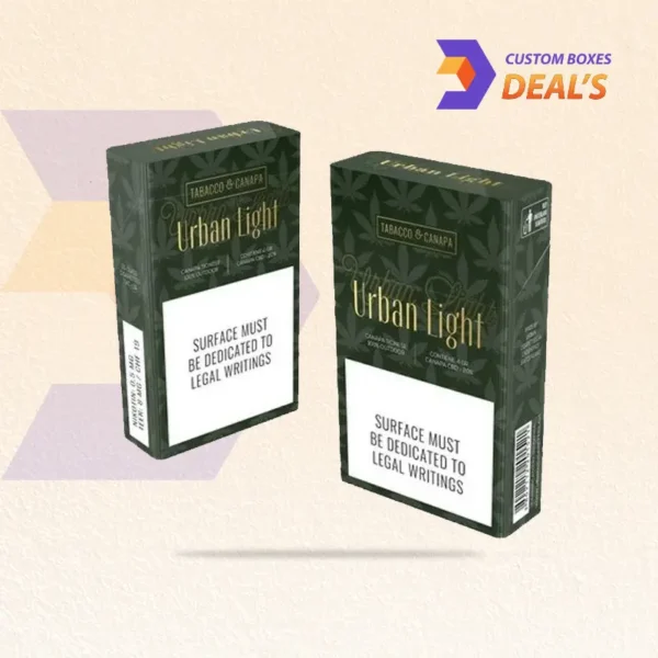 sustainable packaging box designed for herbal smoke products