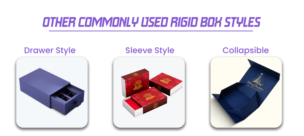 Other Commonly Used Rigid Box Styles