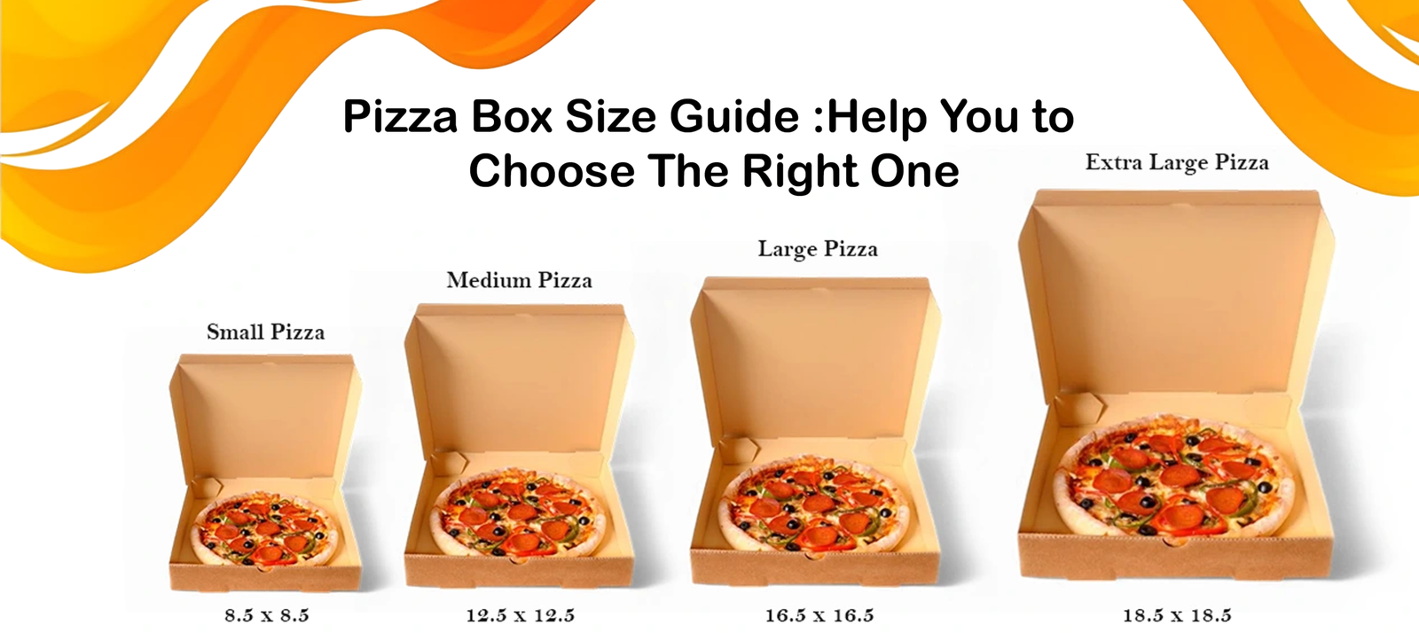 Pizza Box Size Guide: Help You to Choose The Right One