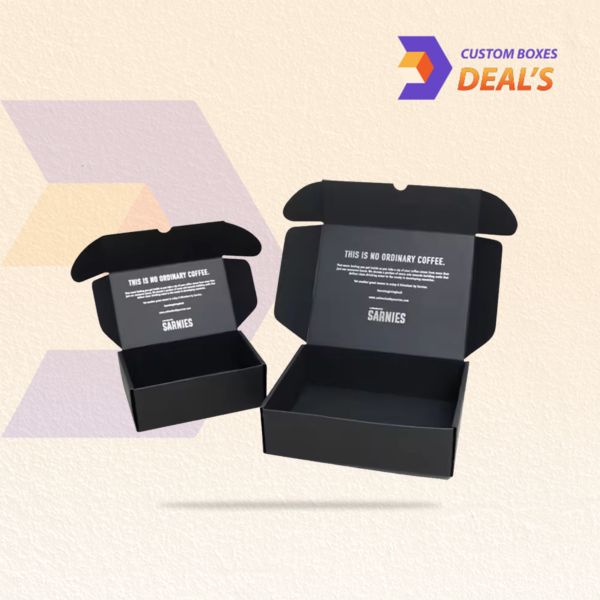 Black Mailer Boxes for Shipping