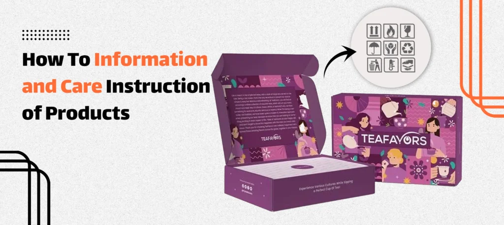 How To Information and Care Instruction of Products