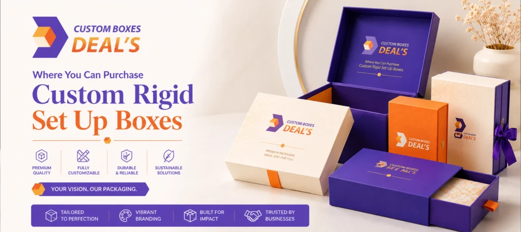 Where You Can Purchase Custom Rigid Set Up Boxes