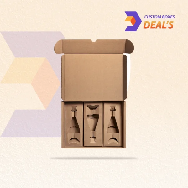 Durable corrugated packaging inserts for secure product protection and organized packaging
