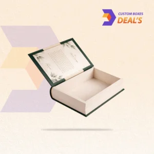 Luxury book style boxes for gift and product packaging