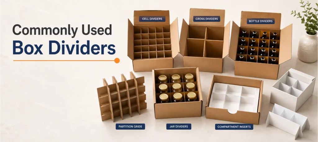 Commonly Used Box Dividers