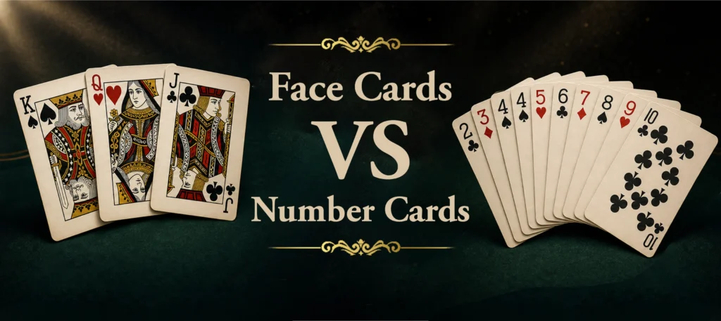 Face Cards Vs. Number Cards