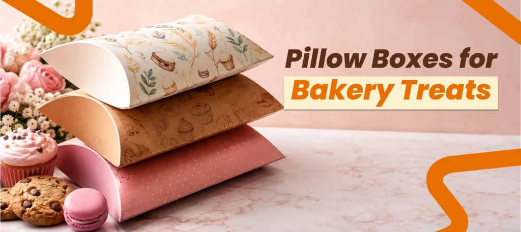 Pillow Boxes for Bakery Treats