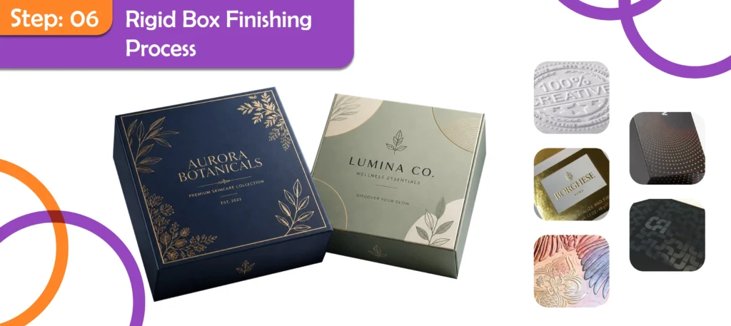 Rigid Box Finishing Process
