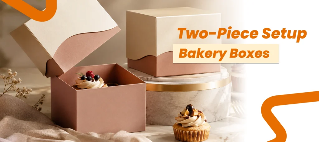 Two Piece Setup Bakery Boxes