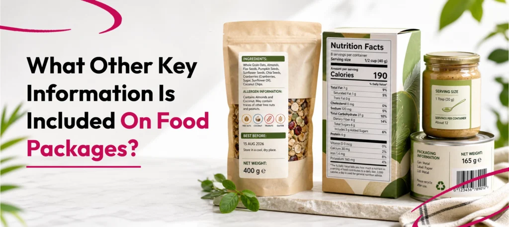 What Other Key Information Is Included On Food Packages