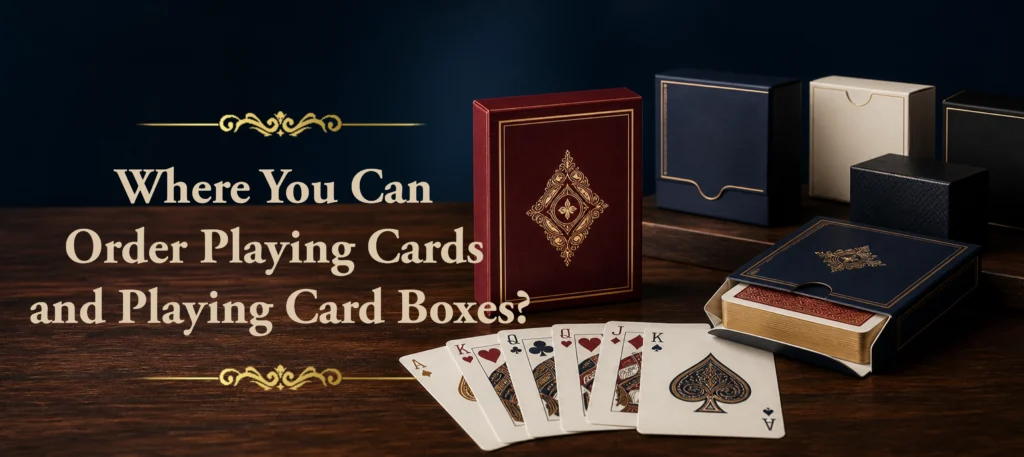 Where You Can Order Playing Cards and Playing Card Boxes