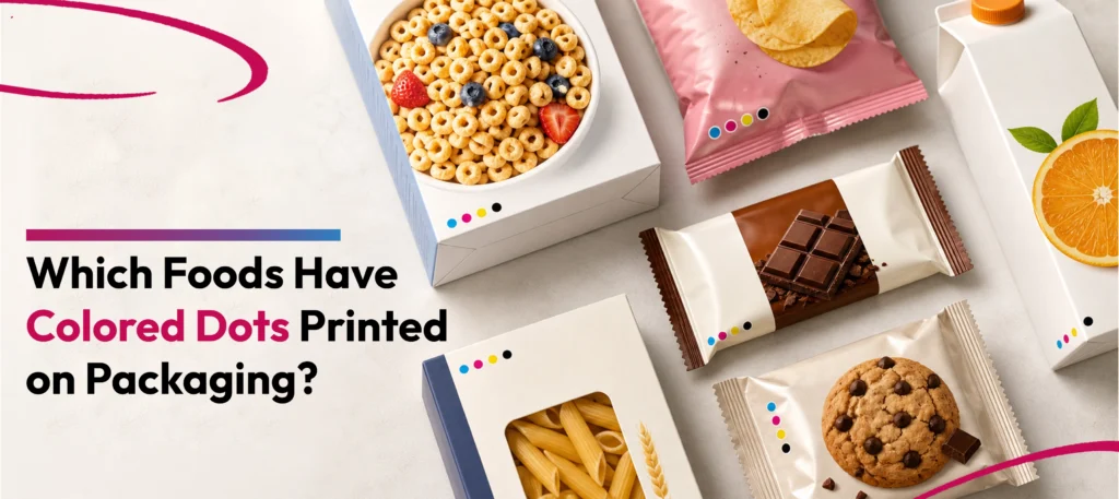 Which Foods Have Colored Dots Printed on Packaging