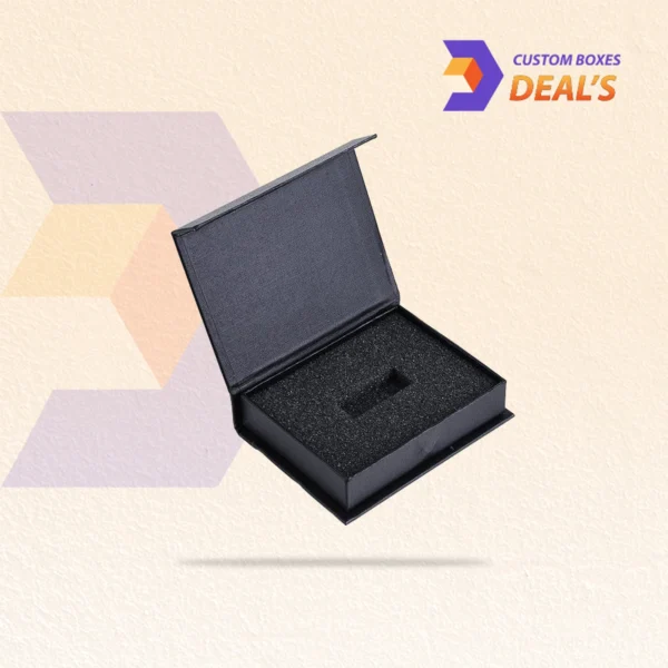 Custom foam inserts designed to protect and organize products inside packaging boxes