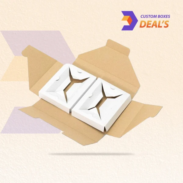 Custom printed kraft inserts for branded packaging and enhanced product presentation