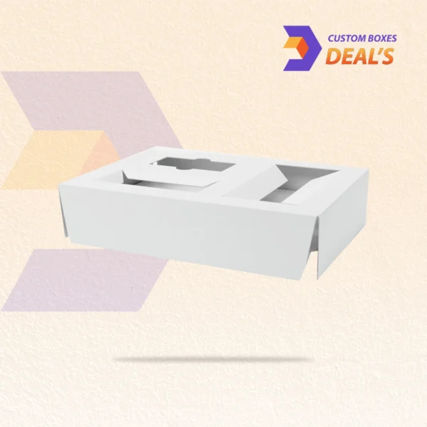 Premium custom folded inserts placed inside product boxes for a polished customer experience