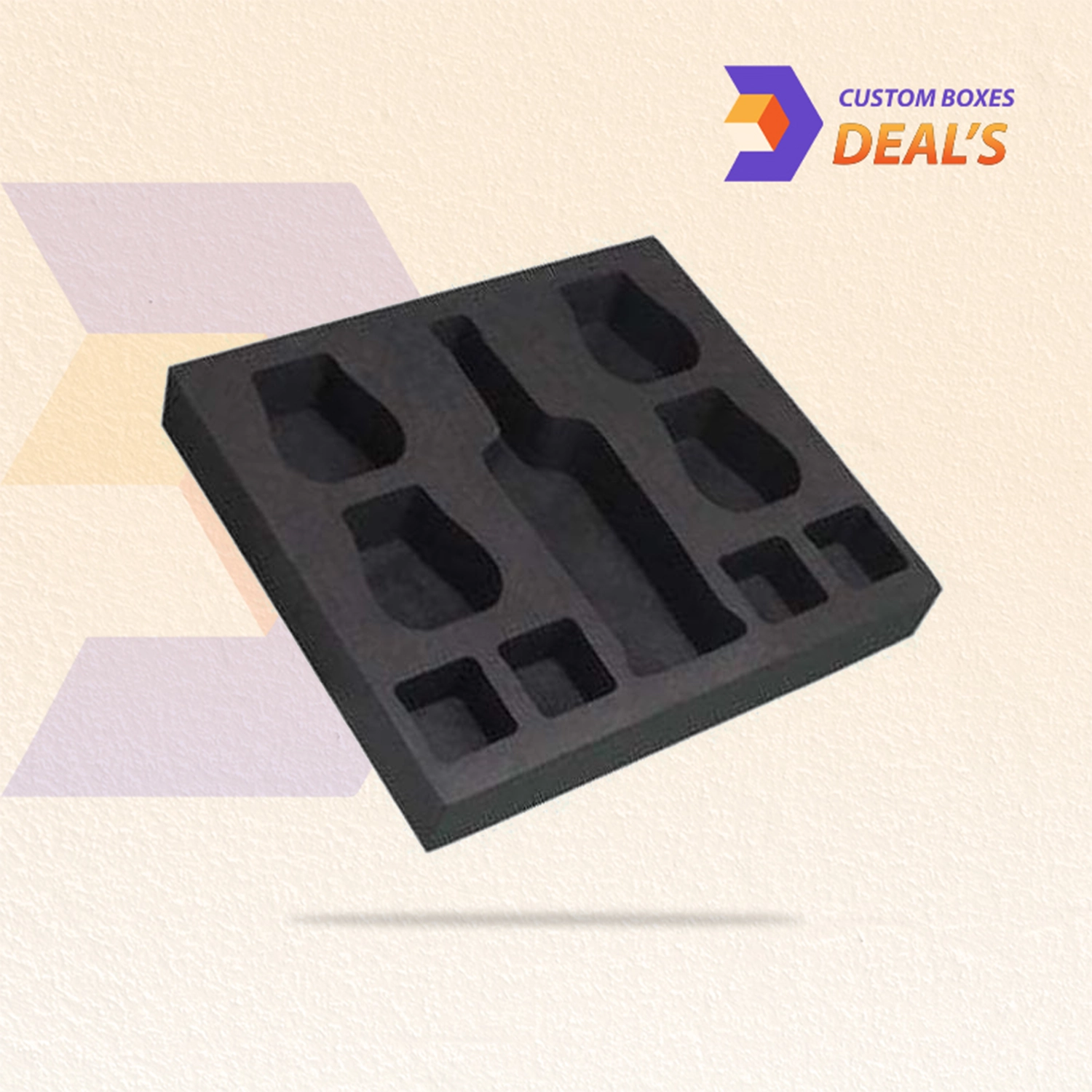 Protective foam inserts for boxes used to keep fragile and valuable products secure