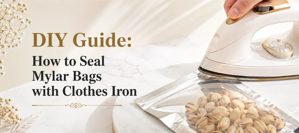 DIY Guide How to Seal Mylar Bags with Clothes Iron
