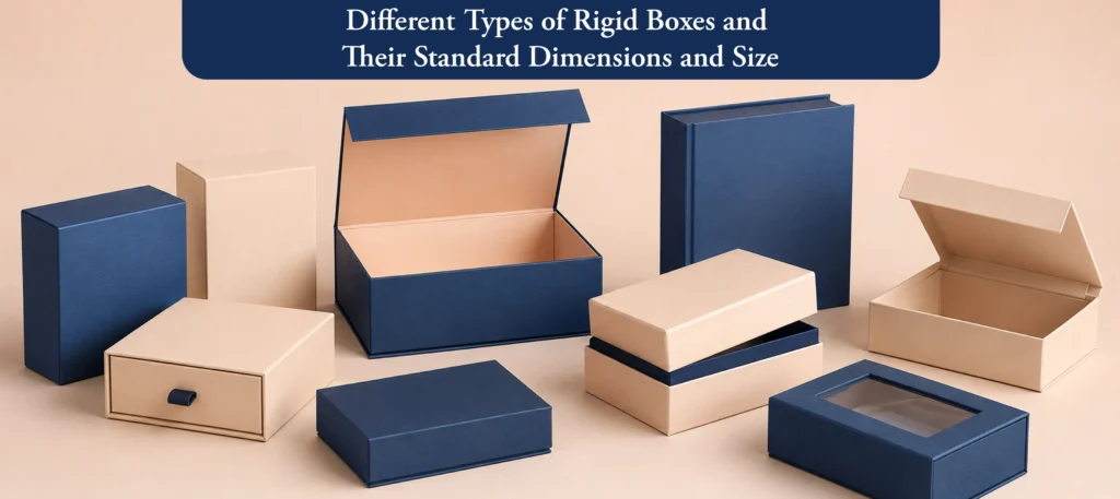 Different Types of Rigid Boxes and Their Standard Dimensions and Sizes