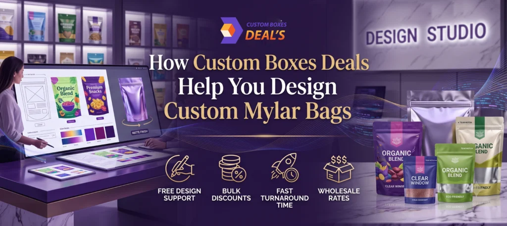 How Custom Boxes Deals Help You Design Custom Mylar Bags
