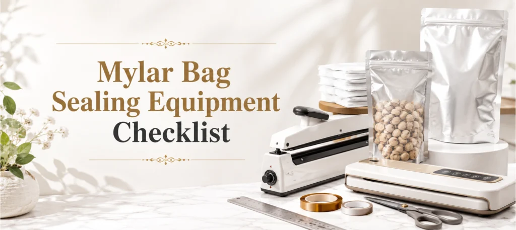 Mylar Bag Sealing Equipment Checklist