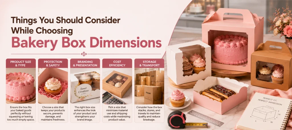 Things You Should Consider While Choosing Bakery Box Dimensions