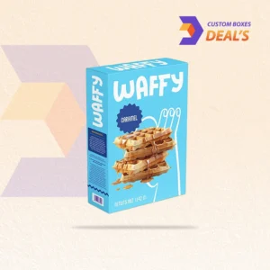 Custom waffle packaging boxes for attractive food presentation