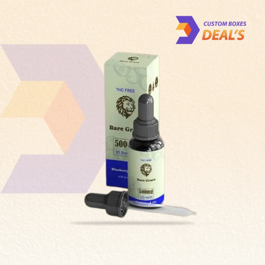 15ml CBD Oil Boxes with premium packaging design for CBD oil bottle products