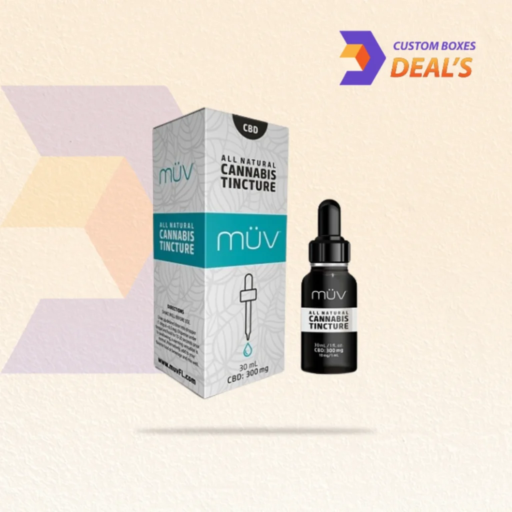 30ml CBD Oil Boxes with premium packaging design for CBD oil bottle products
