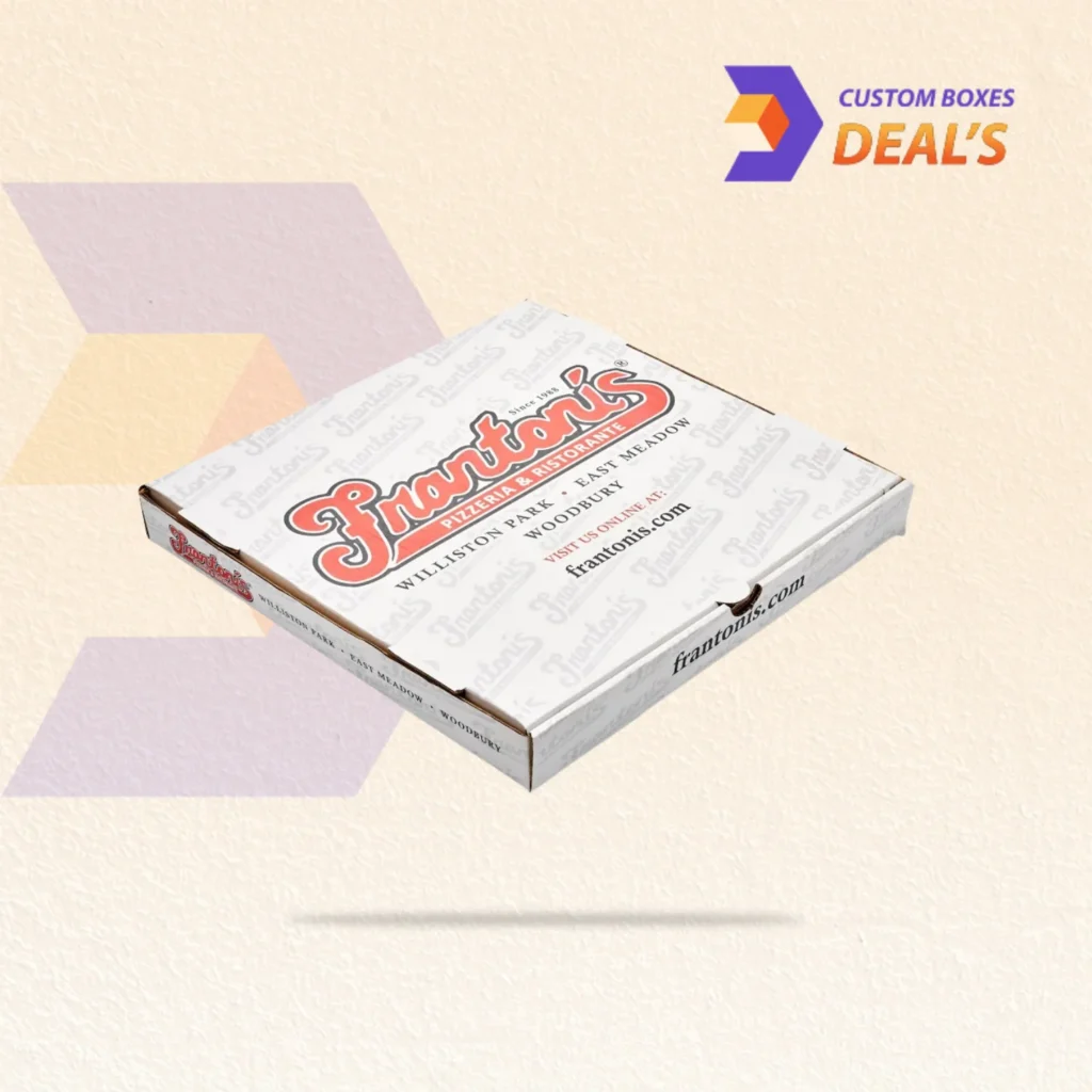 8 x 8 inch pizza boxes for securely packing small and personal-sized pizzas