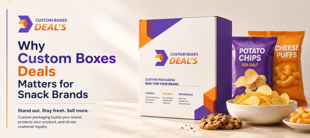 Why Custom Boxes Deals Matters for Snack Brands