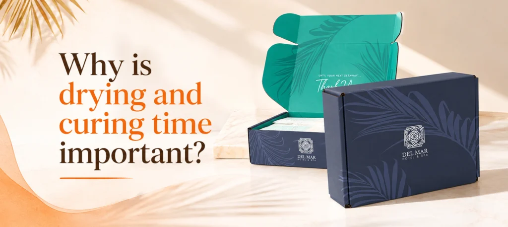 Why is drying and curing time important