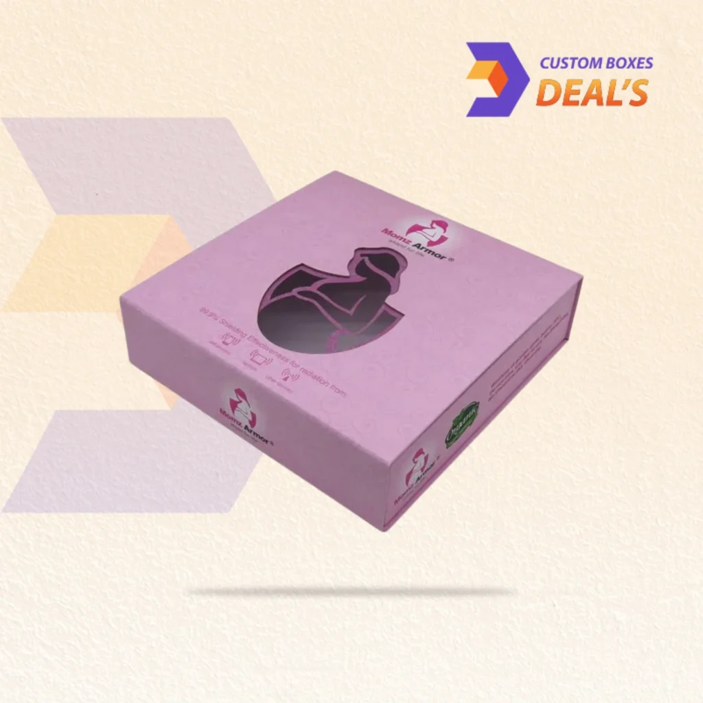 Custom baby blanket boxes designed to provide safe and elegant packaging for soft baby products.