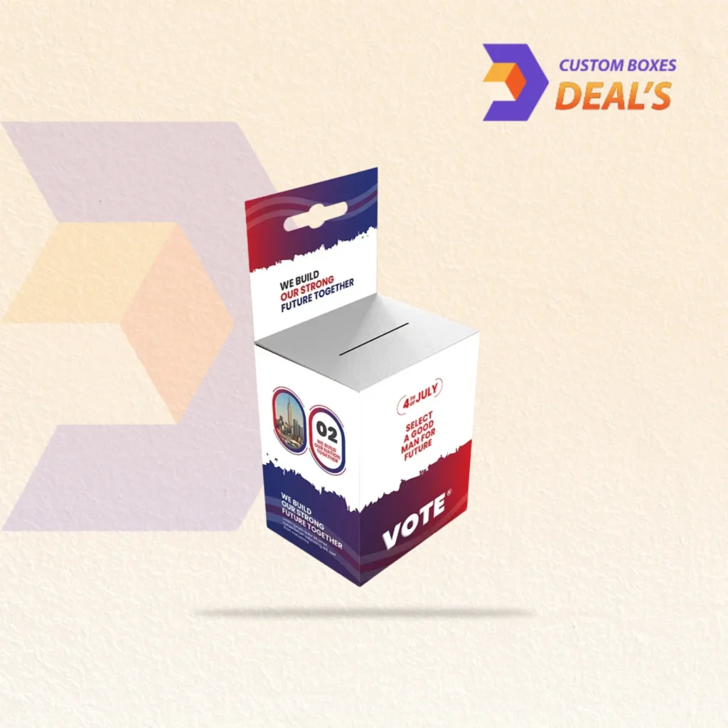 Custom ballot boxes for secure vote collection.