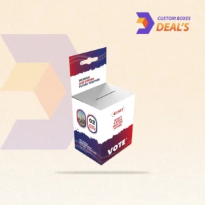Custom ballot boxes for secure vote collection.