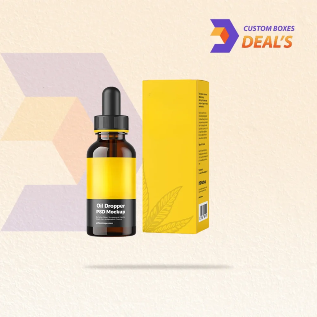 Unprinted CBD Oil Boxes with durable construction for CBD oil brands and packaging needs