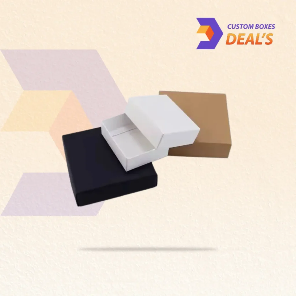 Blank soap boxes with simple designs and durable packaging for customized soap branding solutions.