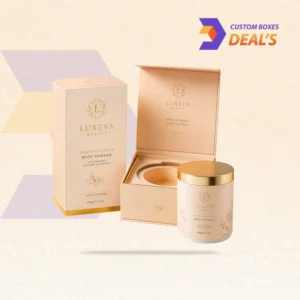 Premium body powder boxes with custom printing for beauty and skincare brands