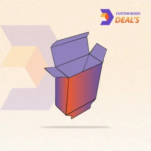 Branded 1-2-3 bottom packaging boxes with locking base