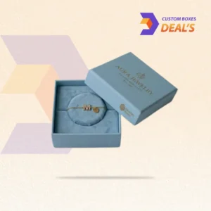 Protective bracelet shipping boxes with fitted jewelry inserts