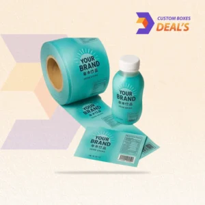 Custom shrink sleeves with full-color printing for bottles, cans, and product containers