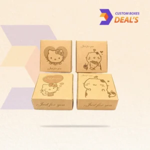 Rustic brown soap boxes for luxury handmade soap packaging solutions