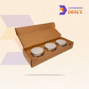 Empty candle jars arranged for wholesale candle-making and branded collections