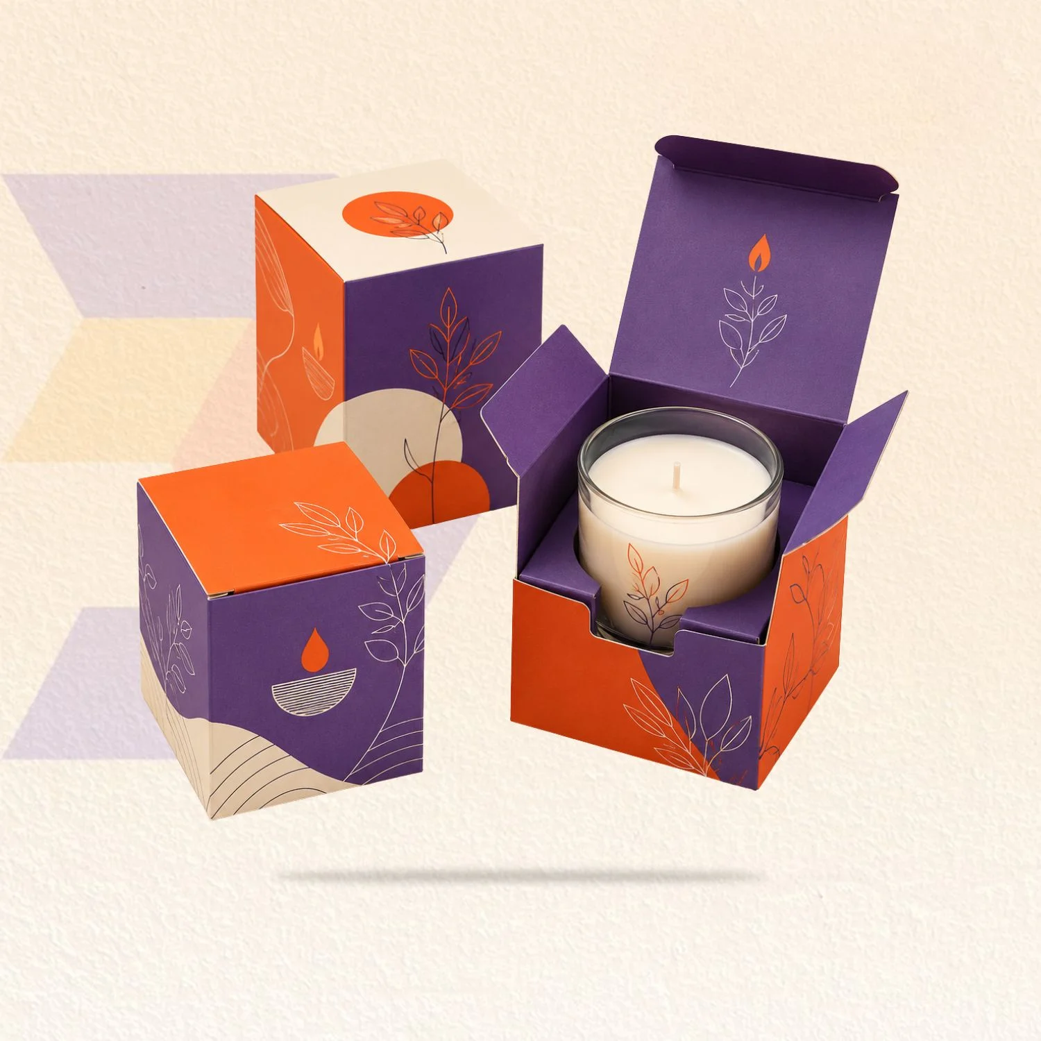 Custom Printed Candle Boxes