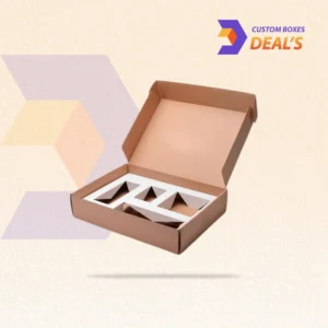 Protective cardboard packaging inserts for separating and securing products inside boxes