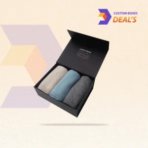 Cashmere packaging boxes for elegant and secure luxury apparel presentation