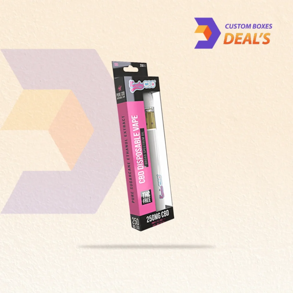 CBD Cartridge Packaging with premium design for secure CBD cartridge product presentation