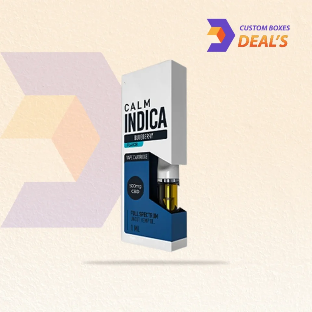 CBD Oil Cartridge Boxes with premium packaging design for CBD cartridge products